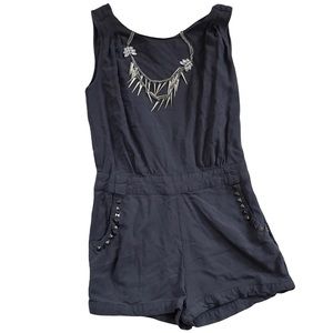 Max Rave Grey Romper